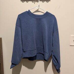 Lululemon Blue Sweatshirt. Size 6.